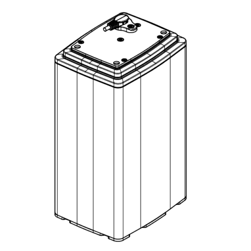 AT7851 actuator spare parts – NOVAL – yachts, boat – compatible Beneteau, Fountaine Pajot – polished stainless steel – 3-stage lift – 24V DC