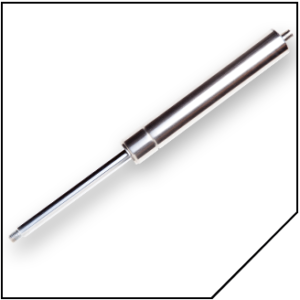 Stainless steel 316L gas spring with plastic ball sockets – 100 N – 081479