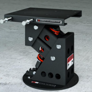 CCW boat seat suspension – Swivel + Slide 380 mm – 4S Scandinavian – ABYC H-31