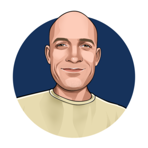 Simon Le Petit, conseiller client chez NauticSpares, avatar illustré