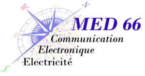 MED66 logo in blue over a white background - MED66 is an authorised partner of NAUTICSPARES and NOVAL YAcht