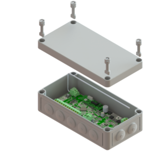 NL2410 control box for NOVAL electric table legs: 12/24V DC, single or synchronized double legs, radio remote or switch control. Yacht spare part.