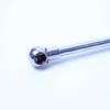 Close-up of the stainless steel retaining pin through the head of the EFBS002S ball socket end fitting