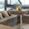 NL3345 2-stage electric table lift in mirror
